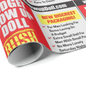 BIDGET BLOW UO DOLL GESCHENKPAPIER (Rolleneckpunkt)