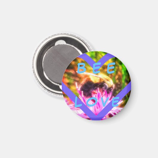 BIE-LIEBE SMALL MAGNET (Vorderseite/Rückseite)