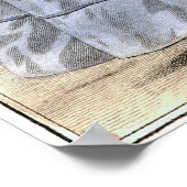 Biedermeier Mode Print 1835 Ladys in Hats Poster (Ecke)