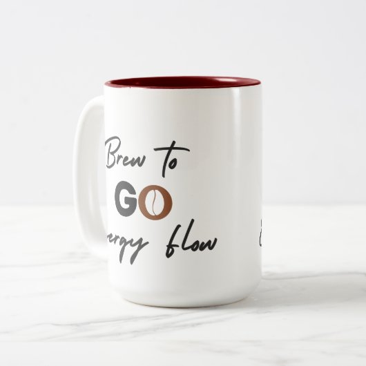 Biegen Sie den Energiefluss in zwei Tasse an (Vorderseite Links)