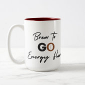 Biegen Sie den Energiefluss in zwei Tasse an (Links)