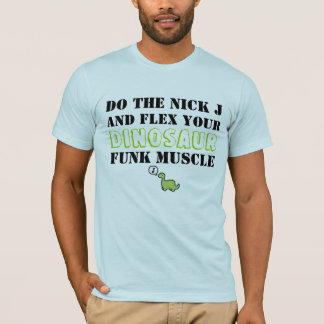 biegen Sie Ihren Dinosaurier-Funkmuskel! T-Shirt
