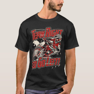 Biegen Sie rechts ab, um Links zu werden! - Rot - T-Shirt
