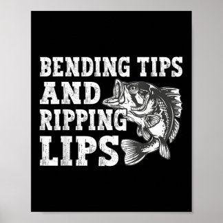 Biegetipps und aufreißende Lippen Süßer Angelvater Poster