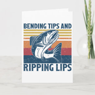 Biegetipps Und Reißende Lippen Vintage Lustiger La Karte