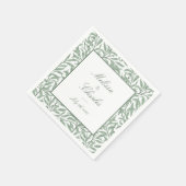 Biegsame, kundenspezifische Hochzeitsnapkins Serviette (Ecke)