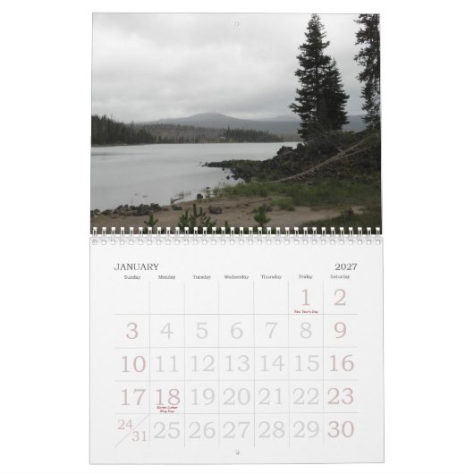 Biegung, das Herz von ODER Kalender (Jan 2027)