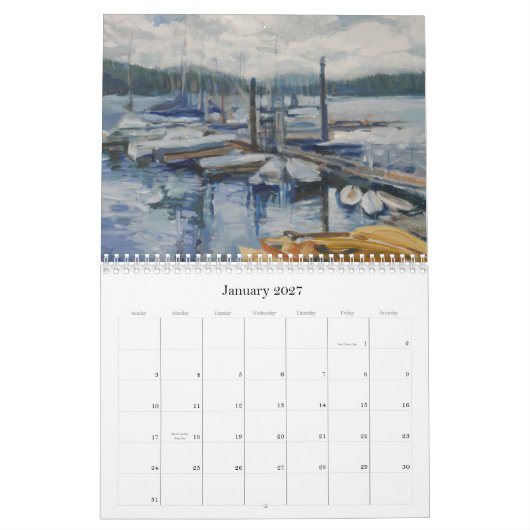 Biegung, Oregon Kalender (Jan 2027)