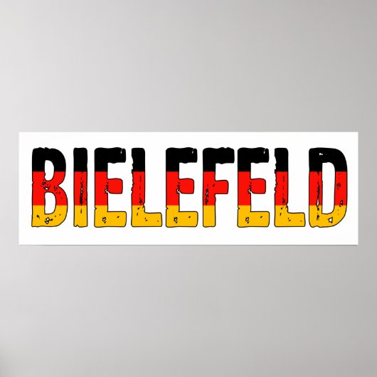 Bielefeld Deutschland Poster (Vorne)