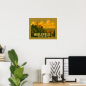 Bielefeld Deutschland Stadt Kunst Poster (Heimbüro)