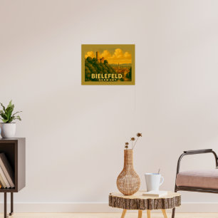 Bielefeld Deutschland Stadt Kunst Poster