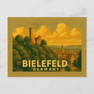 Bielefeld Deutschland Stadt Kunst Postkarte