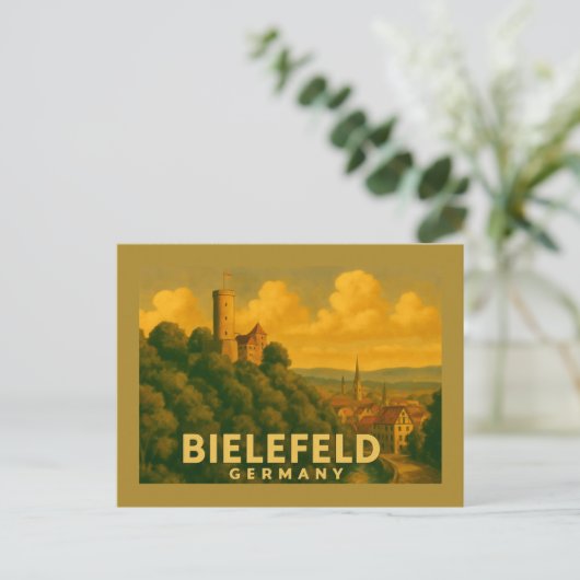 Bielefeld Germany City Art Postkarte (Stehend Vorderseite)
