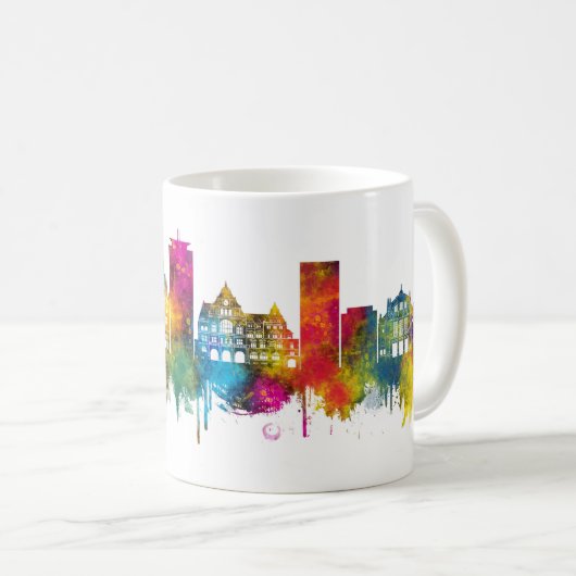 Bielefeld Germany Skyline Kaffeetasse (VorderseiteRechts)
