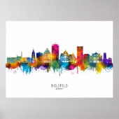 Bielefeld Germany Skyline Poster (Vorne)