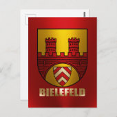 Bielefeld Postkarte (Vorne/Hinten)