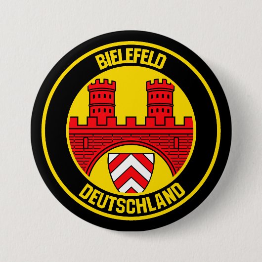 Bielefeld RundEmblem Button (Vorderseite)