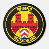 Bielefeld RundEmblem Magnet (Vorne)
