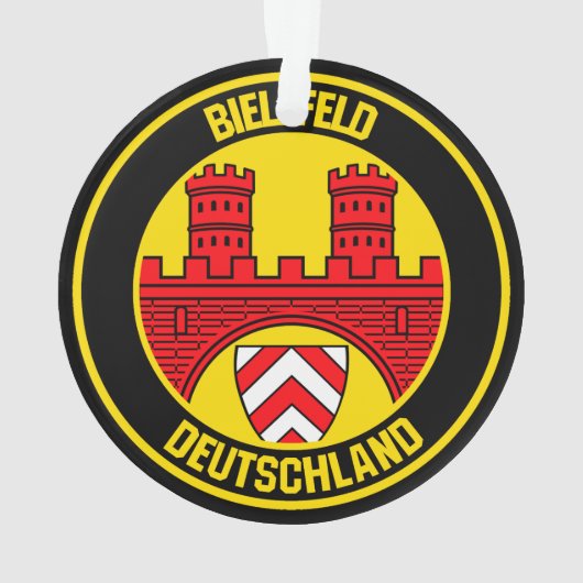 Bielefeld RundEmblem Ornament (Rückseite)