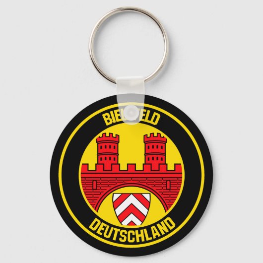 Bielefeld RundEmblem Schlüsselanhänger (Vorderseite)