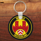 Bielefeld RundEmblem Schlüsselanhänger (Vorderseite)