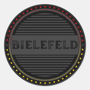 Bielefeld Stadtstolz-Emblem – Deutsche Identität Runder Aufkleber