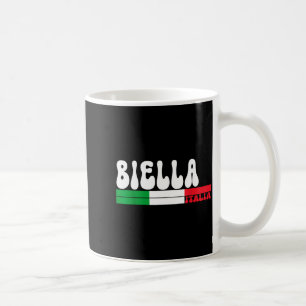 Biella City Italia Vintage Italienflagge Für Reise Kaffeetasse