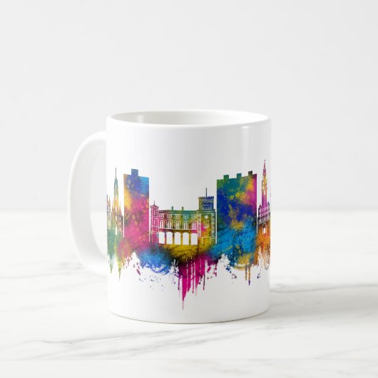 Bielsko-Biala Poland Skyline Kaffeetasse (Vorderseite Links)