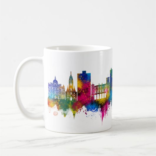 Bielsko-Biala Poland Skyline Kaffeetasse (Links)