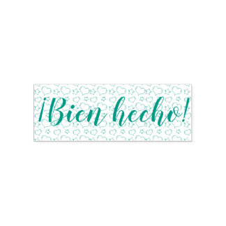 Bien Hecho gute Arbeit in der spanischen Briefmark Permastempel
