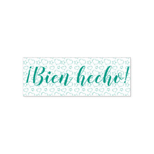 Bien Hecho guter Job in der spanischen Briefmarke Permastempel