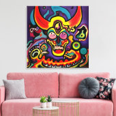 Bien podrías discutir con el Diablo Leinwanddruck (Insitu (Wohnzimmer))