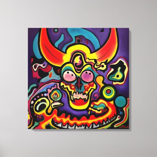 Bien podrías discutir con el Diablo Leinwanddruck (Vorderseite)