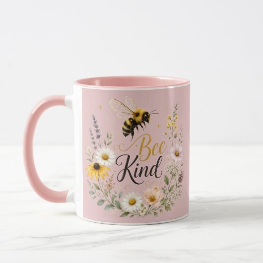 Bienchen-Akzent-Tasse Tasse (Links)
