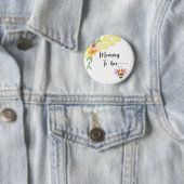 Bienchen-Baby-Party. Mutter Bienchen Button (Beispiel)