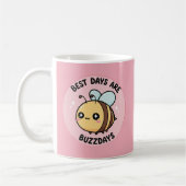 Bienchen-Kaffeebecher – Kawaii-Hummel Kaffeetasse (Links)