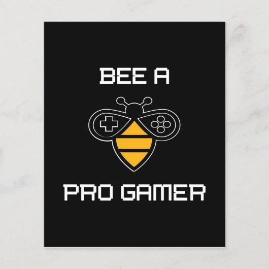 Biene A Pro Gammer Design Flyer (Vorne)