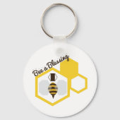 Biene a Segen Schlüsselanhänger (Vorderseite)