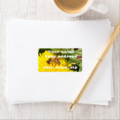 Biene Adressaufkleber (Insitu)