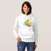 Biene als Bodybuilder Hoodie (Vorne ganz)
