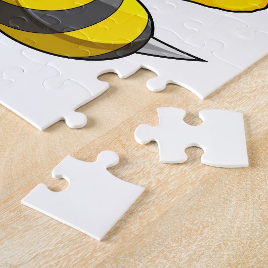 Biene als Bodybuilder Puzzle (Seite)