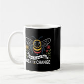 Biene als Niedliche Umweltbewusstsein Kaffeetasse (Links)