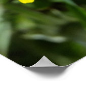 Biene am Arbeitsplatz Poster (Ecke)