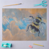 Biene am Himmel Seidenpapier (Basteln)