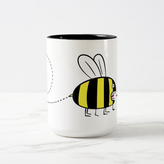 Biene-ast die Biene - 444 ml Zwei-Ton Tasse (Mittel)