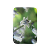 Biene auf Bluebell Blume Nah Badematte (Vorderseite Vertikal)