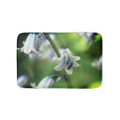 Biene auf Bluebell Blume Nah Badematte (Vorderseite)