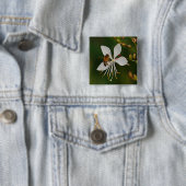 Biene auf Blume Abzeichen Button (Beispiel)
