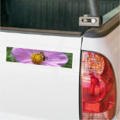 Biene auf Blume Autoaufkleber (Auf Lkw)