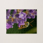 Biene auf Blume Jigsaw Puzzle (Horizontal)